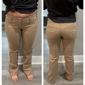 New Hollister khaki bootcut